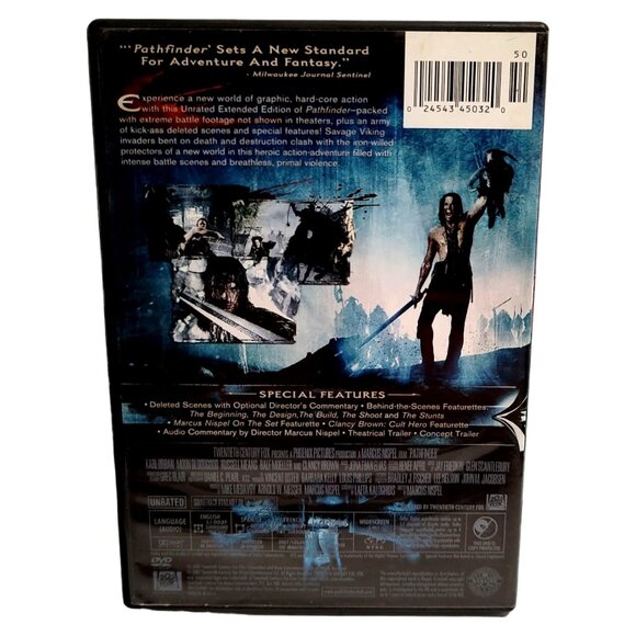 Pathfinder Unrated DVD With Special Features & Deleted Scenes - Picture 2 of 9